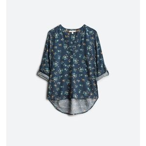 Daniel Rainn Split-Neck Top